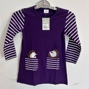 Vikita Girls Purple & White Long Sleeve Dress

Size5-6